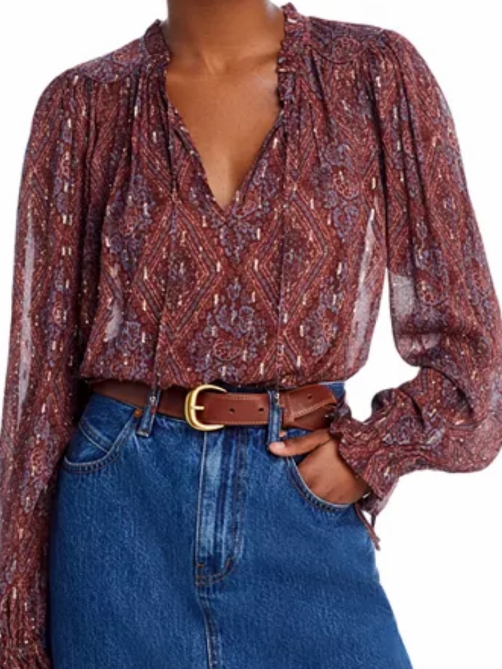 PAIGE Fia blouse NWT